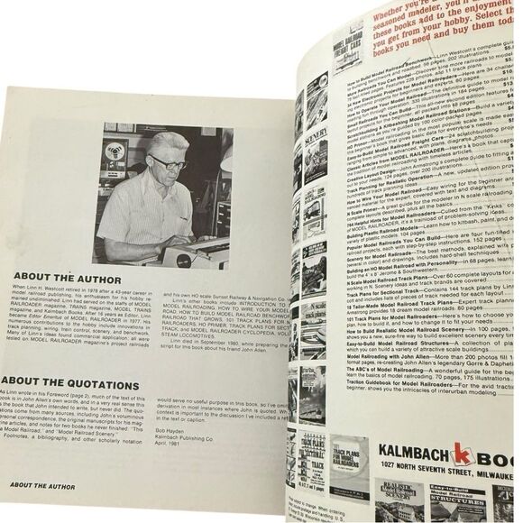 Model Railroading With John Allen Linn H. Wescott Vintage Paperback Book. - Picture 5 of 13